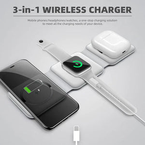 3-in-1 Wireless Charging Pad Emira Mart