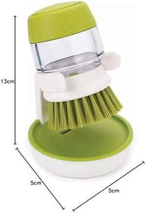 Dishwashing Brush With Liquid Soap Dispenser Emira Mart