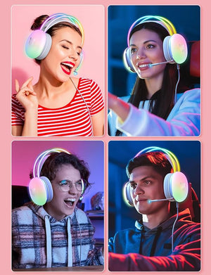 Rainbow Gaming Headphones Emira Mart