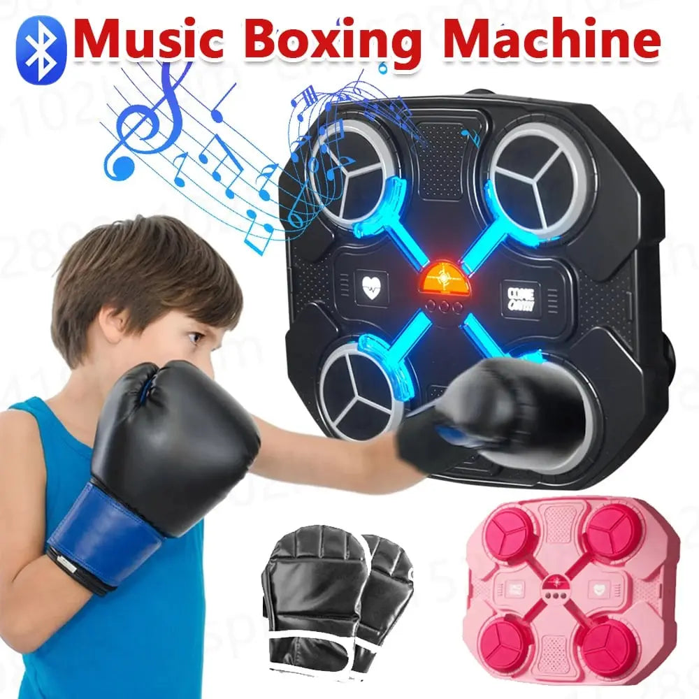 Intelligent Music Boxing Trainer Electronic Boxing Practice Wall Target Boxing Machine Home Wall Hanging Sanda Sandbag for Kids Emira Mart